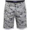 Daxxis - Short Drill Slim Militar Camuflaje - Arena Y Plomo